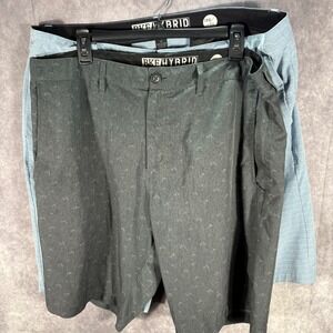 BKE Hybrid Shorts Flat Front Golf Casual Comfort Stretch Size 38 Lot of 2‎